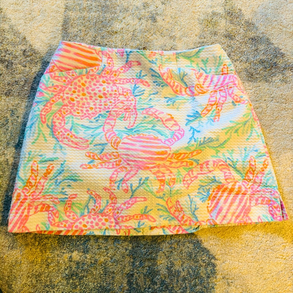 Lilly Pulitzer Mini Skirt Skort 00 XS